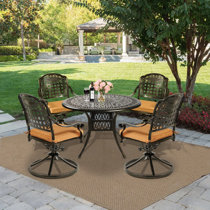 Bronze outdoor dining discount set